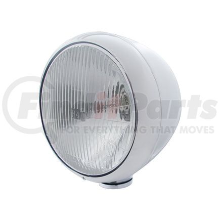 United Pacific 31791 Headlight - RH/LH, 682-C Style Guide, 7" Round, Polished Housing, H4 Bulb
