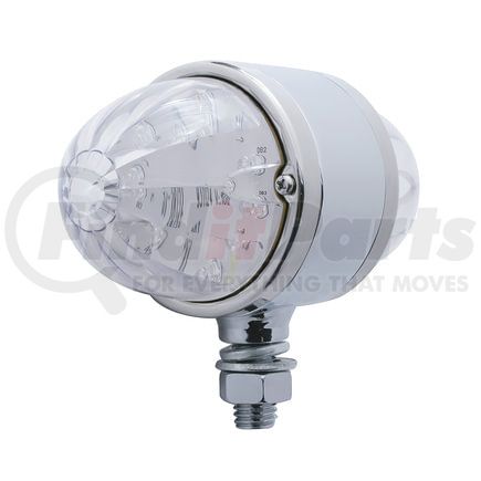 United Pacific 32329 34 LED Watermelon Double Face Light, Amber & Red LED/Clear Lens, 2-Wires (Hardwired)