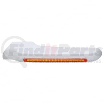 United Pacific 32566 Fender Covering - Front, LH, 19 Amber LED, Amber Lens, for 2008-2015 Peterbilt 388