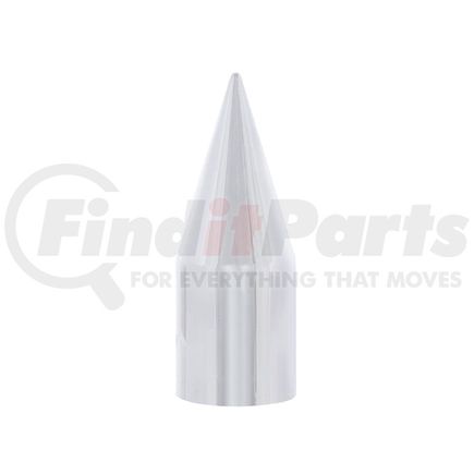 United Pacific 10352B Wheel Lug Nut Cover - Chrome, Spike, with OE Steel Wheel, Push-On Style, for 2004-14 Ford F-Series