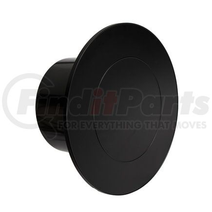 United Pacific 10360 Axle Cover Kit - Rear, Flat Aero, Matte Black, Fits 22.5" X 8.25" Wheels