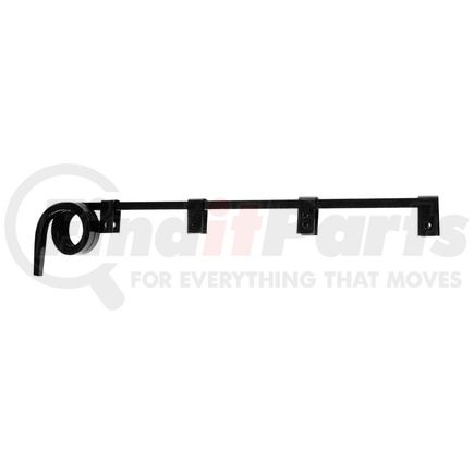 United Pacific 10626 Mud Flap Hanger - Black Straight, 2 Coils