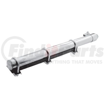 United Pacific 10631 Truck Quarter Fender Bracket - Deluxe, Stainless Steel, with Tube/U- Clamps