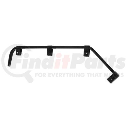 United Pacific 10672 Mud Flap Hanger - Black Angled, No Coil
