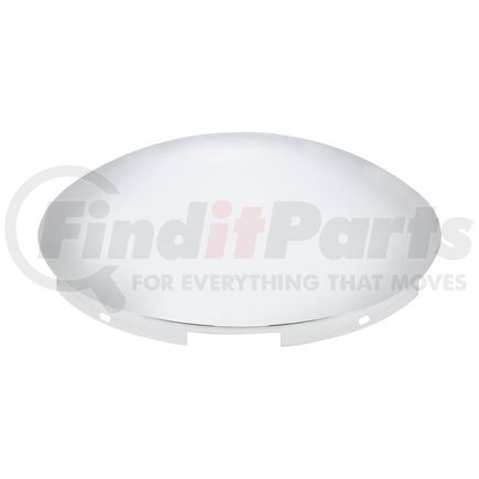 United Pacific 20094 Axle Hub Cap - Front, 5 Even Notched, Stainless Steel, Dome Style, 7/16" Lip