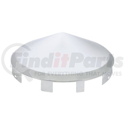 United Pacific 20109 Axle Hub Cap - Front, Universal, Stainless, Pointed, 1" Lip
