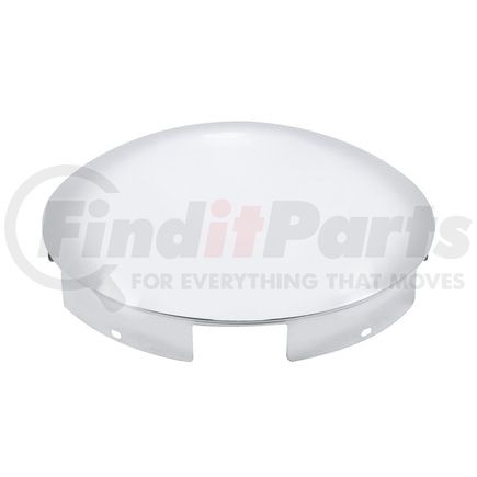 United Pacific 20119 Axle Hub Cap - Front, 5 Even Notched, Stainless Steel, Dome Style, 1" Lip