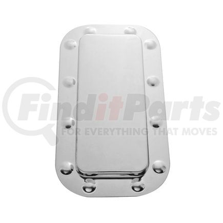 United Pacific 20562 Door Vent Cover - Vent Door Cover and Dimpled Trim Set, for Peterbilt