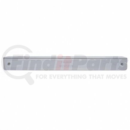 United Pacific 20791 Light Bracket - 12-3/4" Stainless Steel, with 14 LED 12" Light Bar, Red LED/Chrome Lens