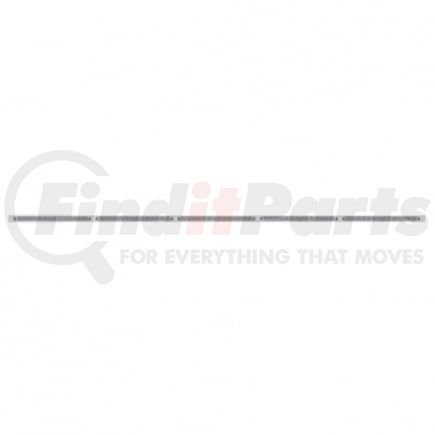 United Pacific 20942 Light Bar - Stainless, with Bracket, Reflector/Turn Signal Light, Amber LED, Clear Lens, Stainless Steel, 23 SMD LED Per Light Bar