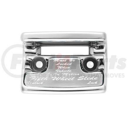United Pacific 21025 Dash Switch Cover - Switch Guard, "Fifth Wheel", Silver Sticker