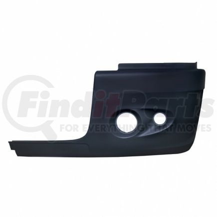 United Pacific 21066 Bumper End - With 1 Fog Light Hole, Driver Side, for 2005+ Freightliner Century