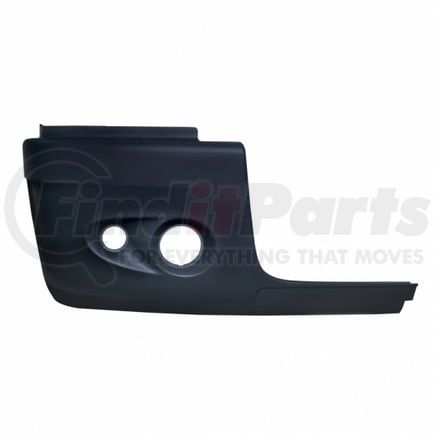 United Pacific 21067 Bumper End - Passenger Side, with 2 Fog Light Holes, for 2005+ Freightliner Century