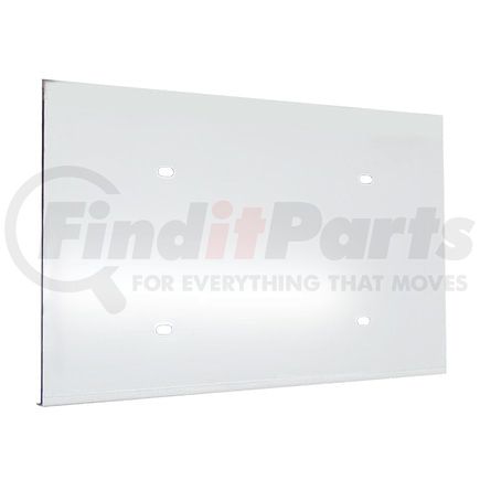 United Pacific 21551 License Plate Frame - Stainless 1