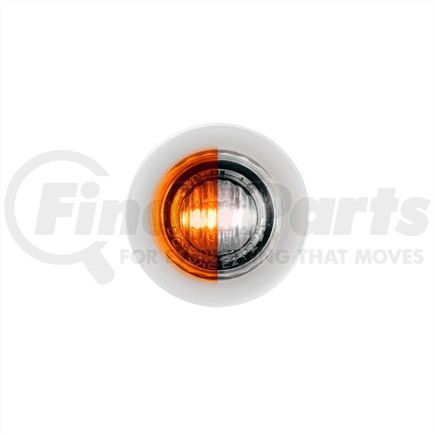 United Pacific 35932 Clearance Light - (2) Amber and White LED, Clear Lens, 3/4" Round, Mini, Double Fury