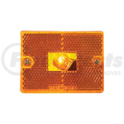 United Pacific 36008 Clearance Light - Rectangular Light, with Reflex Lens, Amber Lens