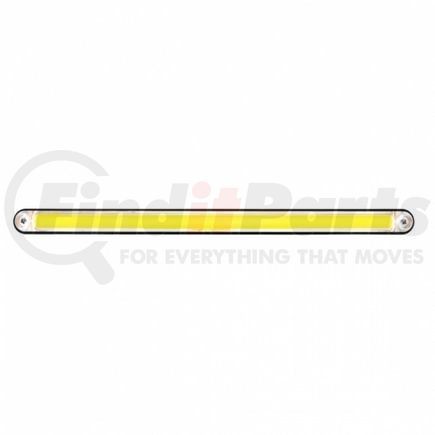 United Pacific 36494 Light Bar - "Glo" Light, LED, Turn Signal Light, Amber LED, Clear Lens, Black/Plastic Housing, Dual Function, 24 LED Light Bar
