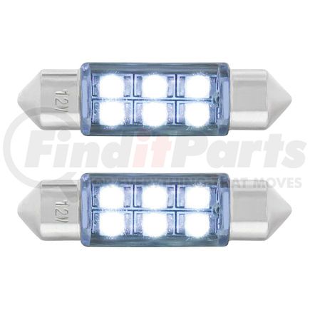 United Pacific 36594 Multi-Purpose Light Bulb - 6 SMD High Power Micro SMD LED 6418/6461 36mm Light Bulb, White