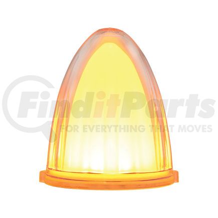 United Pacific 36663 Truck Cab Light - 9 LED Dual Function "Glo" Watermelon Grakon 1000 Cab Light, Amber LED/Clear Lens