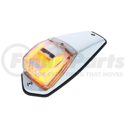 United Pacific 36678 Truck Cab Light - 24 LED, GloLights Square, Amber LED/Clear Lens