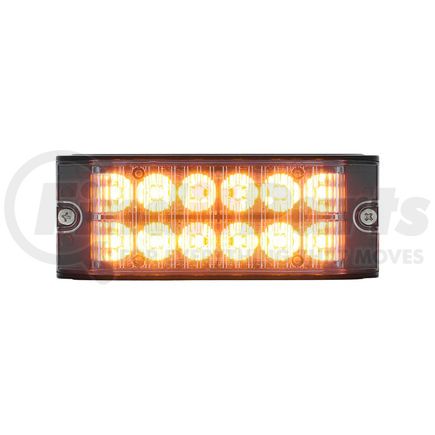 United Pacific 36691 Multi-Purpose Warning Light - 12 High Power LED Warning Light Amber