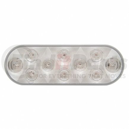 United Pacific 36773BCK Utility Light Kit - 10 LED 6" Oval, White LED/Clear Lens