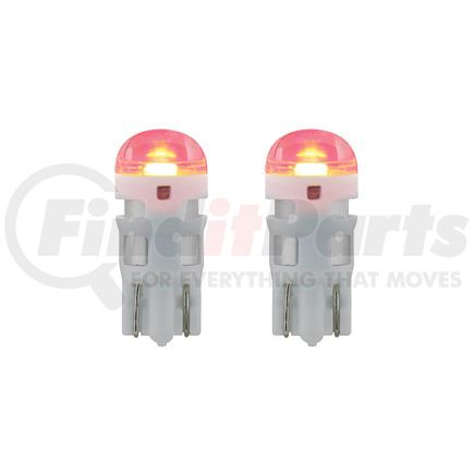 United Pacific 36919 Multi-Purpose Light Bulb - 1 High Power LED 194/T10 Bulb, Red
