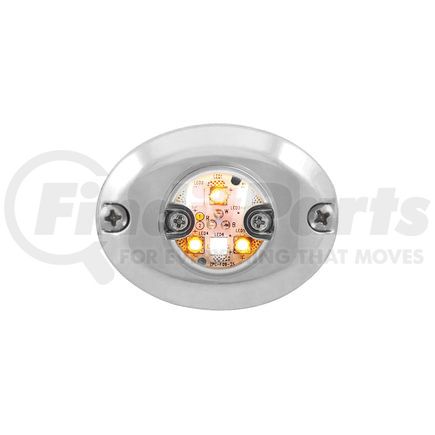 United Pacific 37000 Multi-Purpose Warning Light - 6 LED 1" Warning Light, Split Color