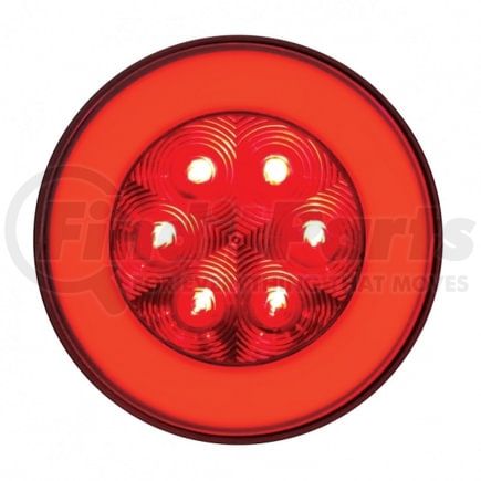United Pacific 37132B Brake/Tail/Turn Signal Light - 21 LED 4" "Glo", Red LED/Red Lens