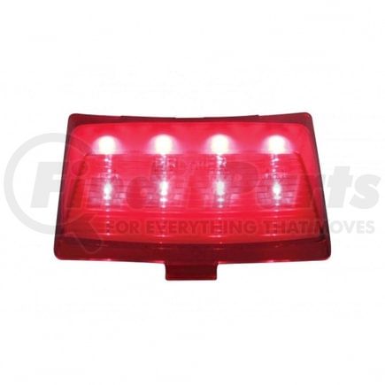 United Pacific 37204B Fender Tip Light - 8 LED, 12V, Red LED/Red Lens, Harley-Davidson