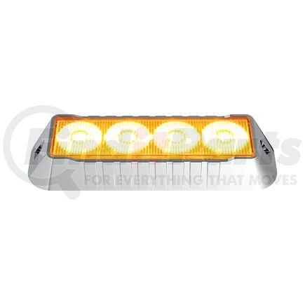 United Pacific 37233 Multi-Purpose Warning Light - 4 LED Warning Light, Amber LED