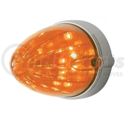 United Pacific 37301 Auxiliary Light - 19 LED Watermelon Grakon 1000 Flush Mount Kit, Amber LED/Dark Amber Lens