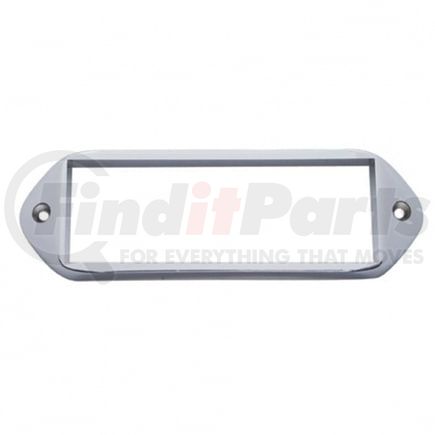 United Pacific 34021 Light Bezel - Chrome, Plastic, Rectangular, 5-7/8 X 2
