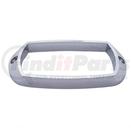 United Pacific 34022 Light Bezel - Chrome, Rectangular Bezel, Clearance/Marker, for Tiger Eye Light