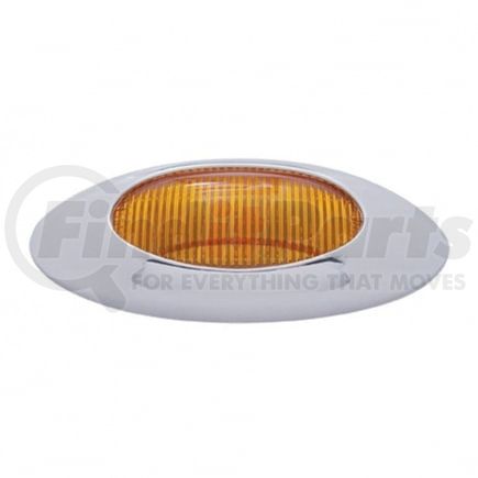 United Pacific 34053B Clearance Light Lens - Bezel & Lens Kit, "Phantom I", Amber Lens