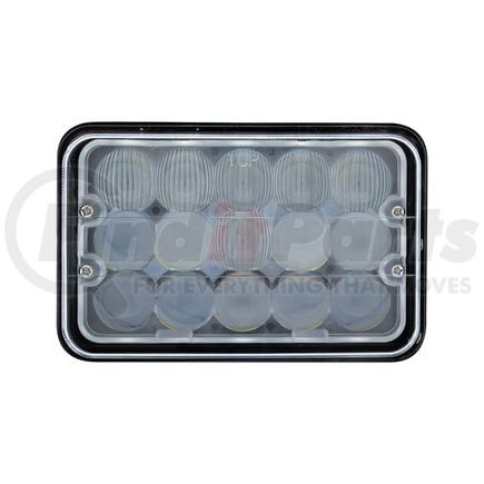 United Pacific 34123 ULTRALIT 15 High Power LED 4" x 6" Rectangular Projector Headlight