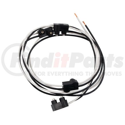 United Pacific 34223 Wiring Harness - 2 Prong Plug, with 4 Plugs & 7" Lead