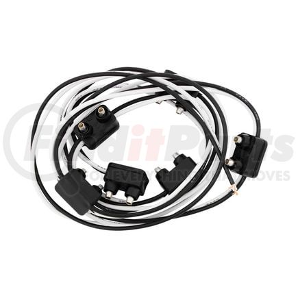 United Pacific 34225P Wiring Harness - 2-Prong Plug, with 6 Plugs & 7" Lead