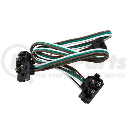 United Pacific 34226P Multi-Purpose Wiring Harness - 3 Prong, Right Angle Plug, with 3 Plugs, 12" Lead