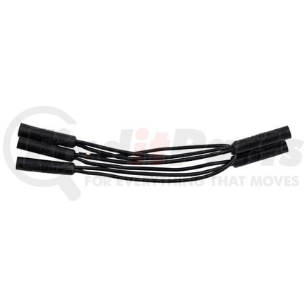 United Pacific 34234B Wiring Harness - 0.180 Female Plug, with 6 Plugs, 6" Lead