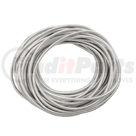 United Pacific 34815 Wire Loom - 100', Chrome, 1/4" Diameter