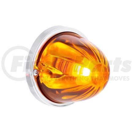 United Pacific 35074 Clearance Light - LED, Watermelon Style, Amber LED/Lens, Dual Function