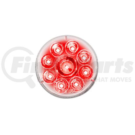 United Pacific 39742 Clearance/Marker Light - Red LED/Clear Lens, 2.5", with Pure Reflector, 9 LED