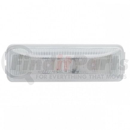 United Pacific 39920B Clearance/Marker Light, Amber LED/Clear Lens, Rectangle Design, 1 LED