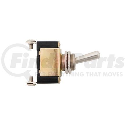 United Pacific 40001 Toggle Switch - 2 Pin, 10 Amp, 12VDC, On-Off, Metal, with 2 Screw Terminals