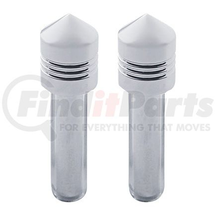 United Pacific 40180 Door Lock Knob - Chrome, Pointed