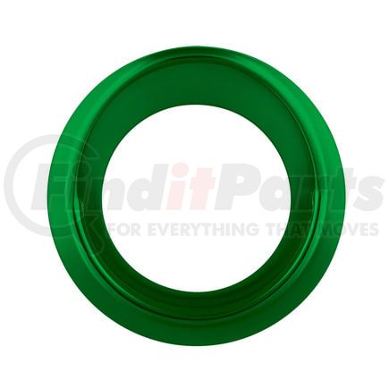 United Pacific 40703 Gauge Bezel - Single, Emerald Green, Small Gauge, with Visor