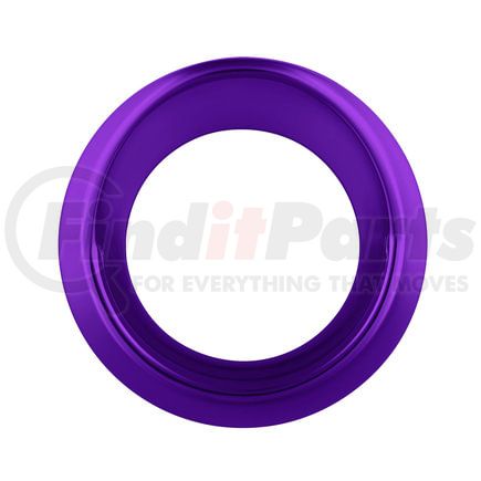 United Pacific 40705 Gauge Bezel - Single, Candy Purple, Small Gauge, with Visor