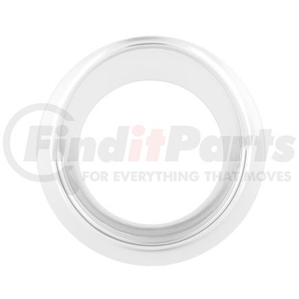 United Pacific 40708 Gauge Bezel - Single, Pearl White, Small Gauge, with Visor