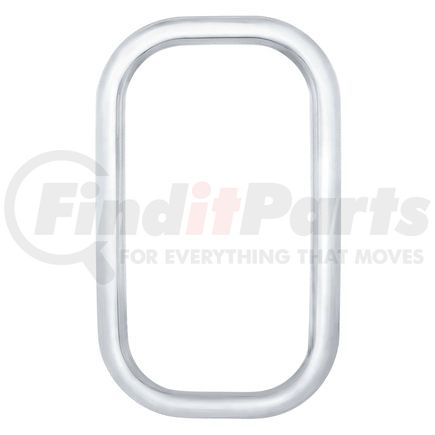 United Pacific 40946B Window Trim - Exterior View, Chrome, without Adhesive, for 1989-2010 Freightliner Classic